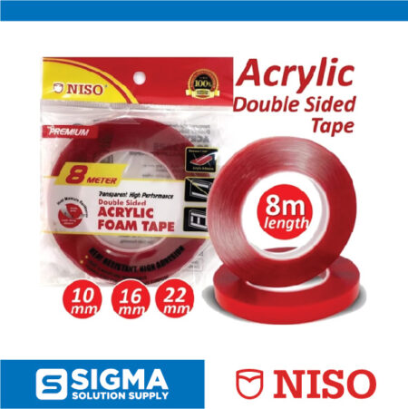 Niso Double Side Tape Acrylic Tape - 8meter